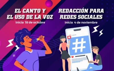 NUESTRA VOZ ABRIÓ LAS INSCRIPCIONES PARA LOS CURSOS DE “REDACCIÓN PARA REDES SOCIALES” Y “CANTO Y EL USO DE LA VOZ” 