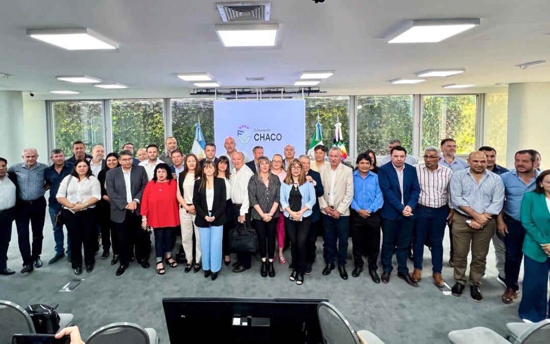 INTENDENTES DE CHACO SE REUNIERON EN CASA DE GOBIERNO POR EL CREDITO PARA LA ENERGIA ELECTRICA.